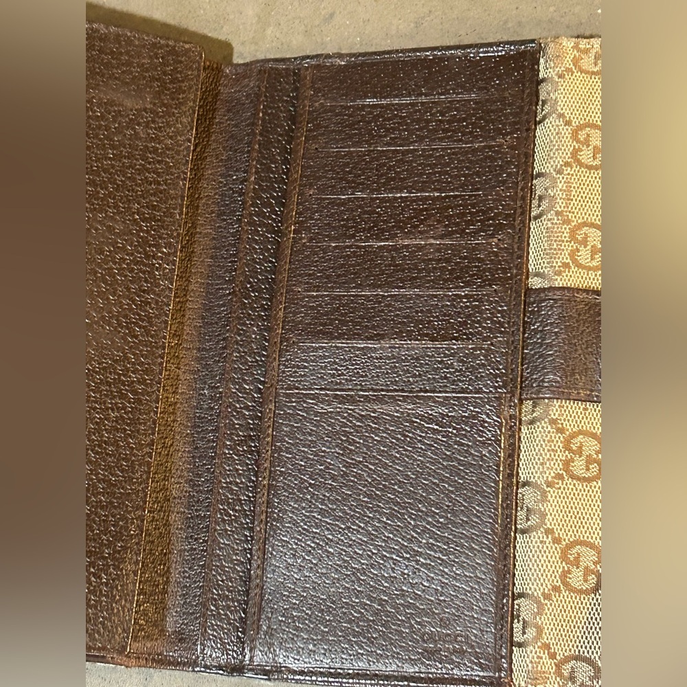 GUCCI Monogram Eclipse Continental Wallet Off White GUC - Picture 9 of 15